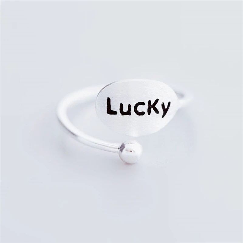 Sole Memory Simple Luck двухслойные универсальные милые женские открытые кольца из