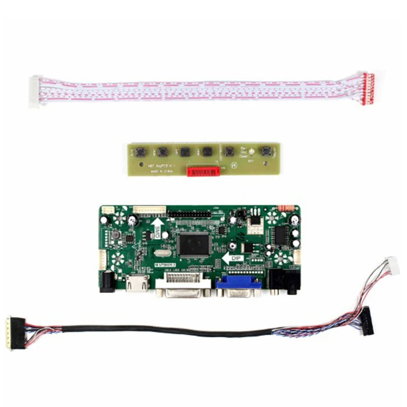 Плата контроллера для 14 "BT140GW01 V.0 / BT140GW01 V.9/BT140GW01 ЖК-дисплей 1366 × 768 DVI + VGA
