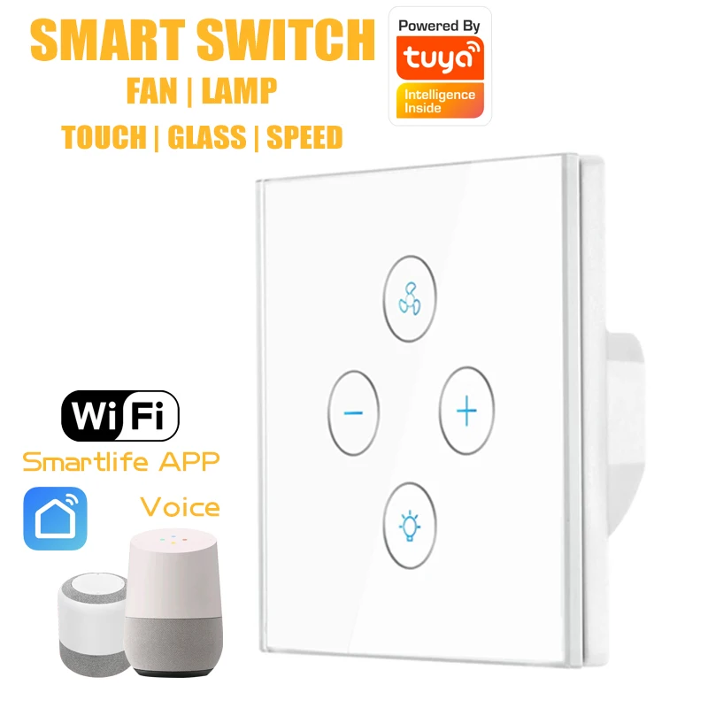 Wi-Fi вентилятор светильник переключатель Беспроводной Скорость вентилятора