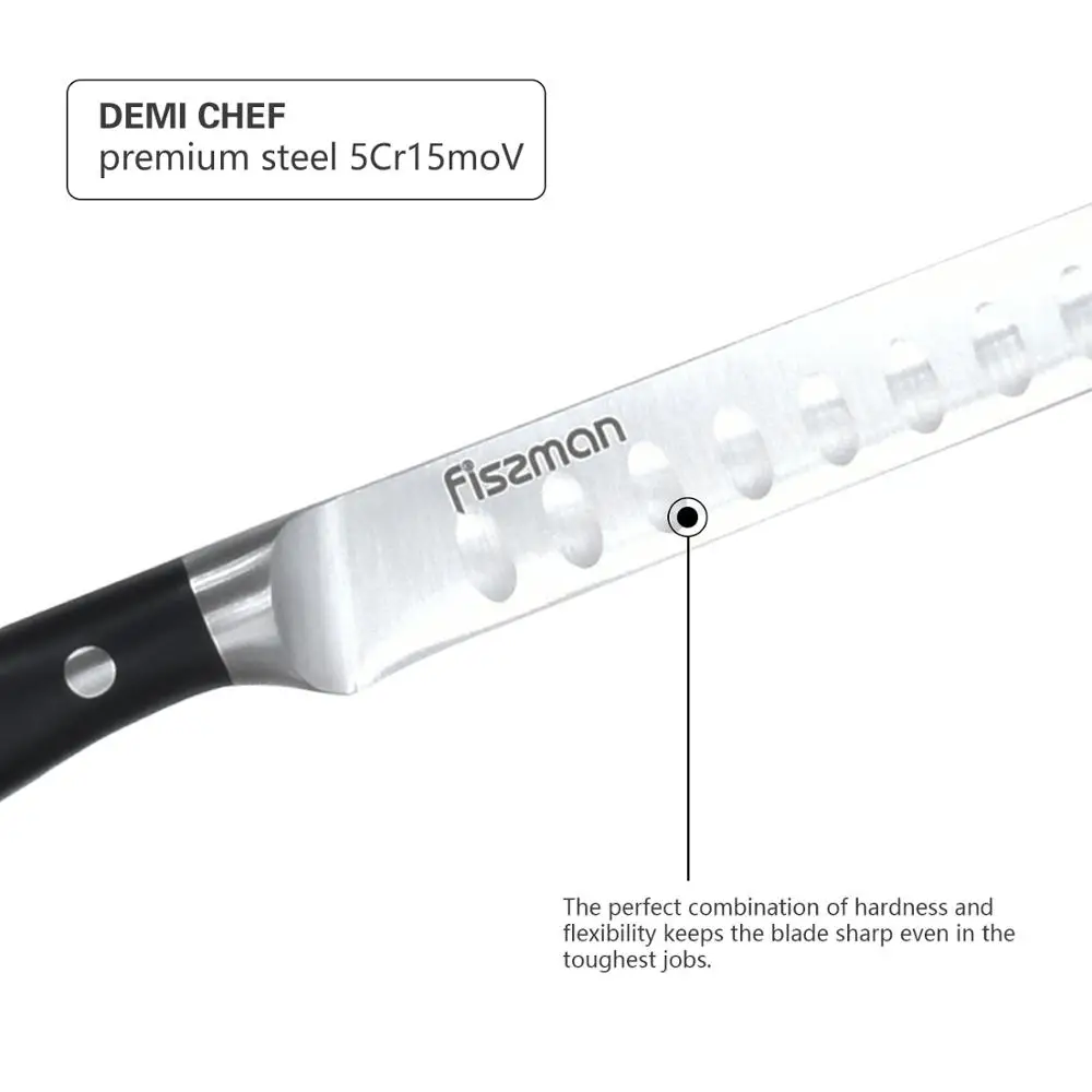 FISSMAN 6 дюймовый слайсер для ветчины Demi Chef серии немецкие стальные кухонные