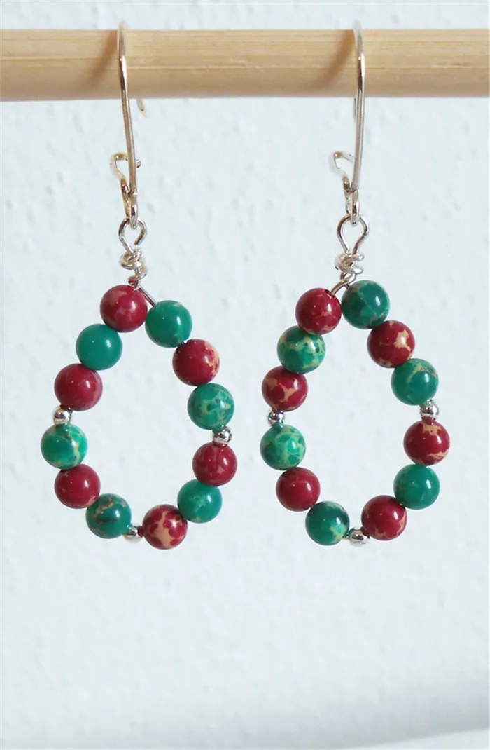 5 нитей 4/6/8 мм круглые окрашенные бусины из натурального регалитового камня нити