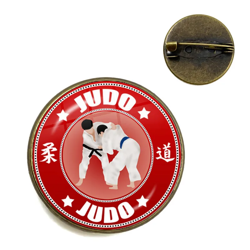 2021 модные спортивные Броши I Love Judo булавки для мужчин и женщин бижутерия карате