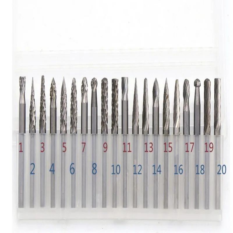 Бесплатная доставка набор из 20 планшетов карбида вольфрама 3*3 мм для вращающихся