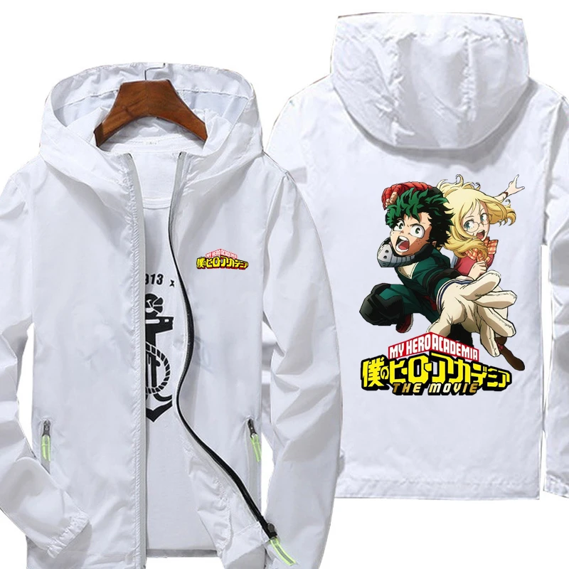 

My hero academia Mens Fashion Jackets and Coats New Men's Spring summer Jacket Men Outdoors Clothes Casual Streetwear