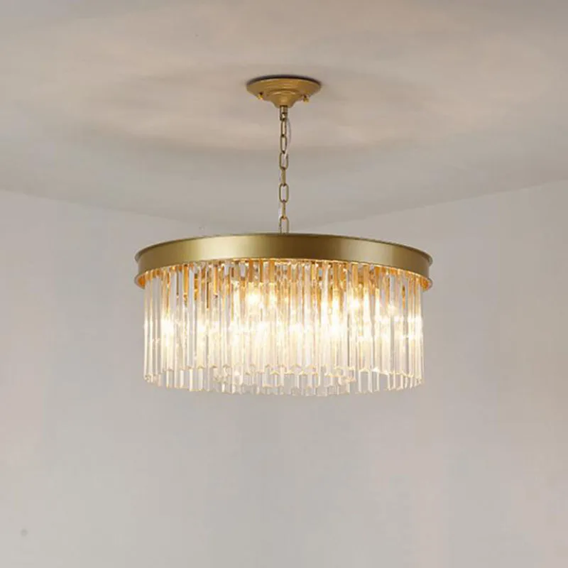 Круглый хрустальный светильник s подвесной светодиодный хрустальная люстра для