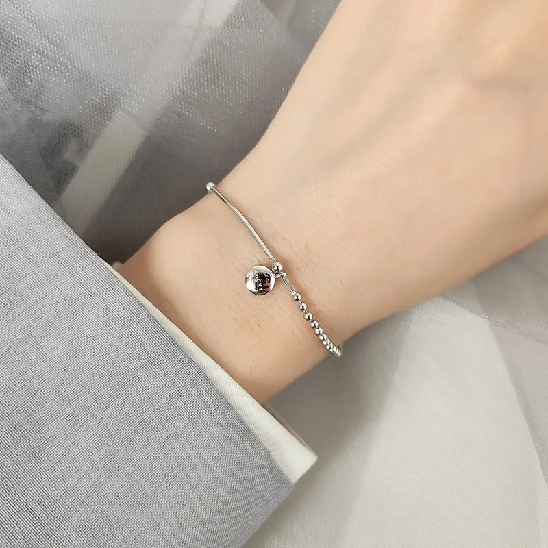

MIQIAO 925 Sterling Silver Bracelets for women Girl Gift Charm Minimalism Lucky Female Summer Accessories Friendship Fashion