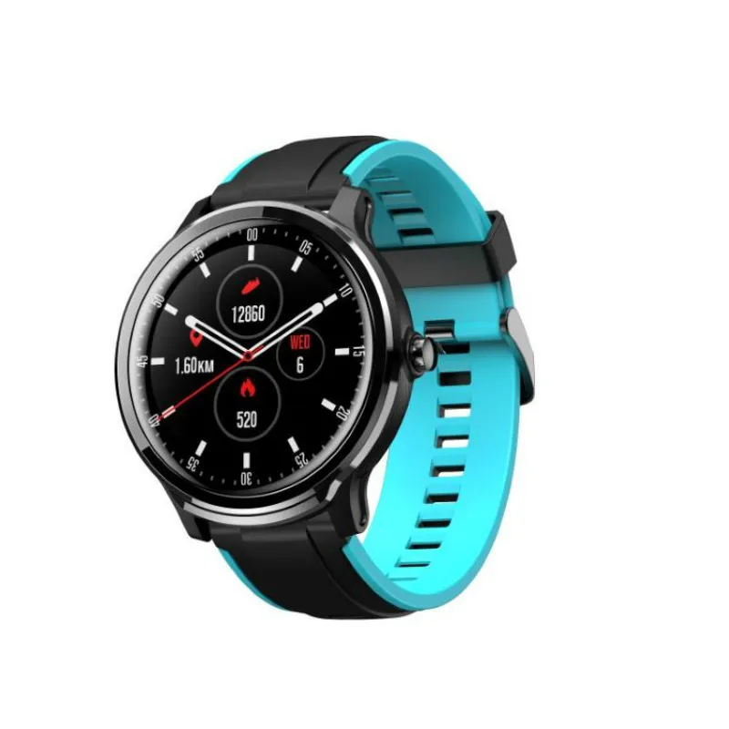 black blue 696 SN80 модные спортивные Смарт-часы IP68 водонепроницаемый монитор кровяного давления сердечного ритма Смарт-часы фитнес-трекер часы - Цвет: black blue