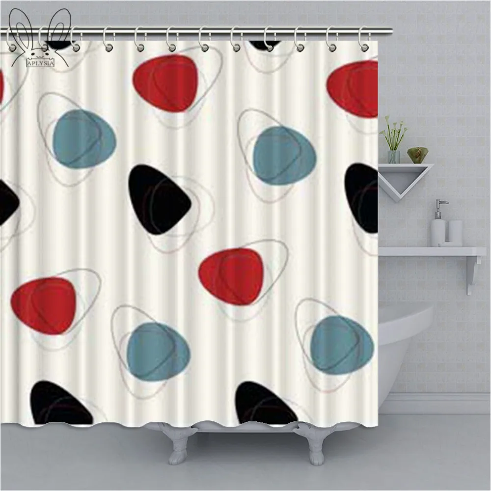 Абстрактные шторы для душа современные абстрактные занавески ванной из