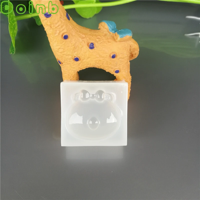 Doinb Cony коричневая силиконовая форма с эмотиконом украшение для торта мастика