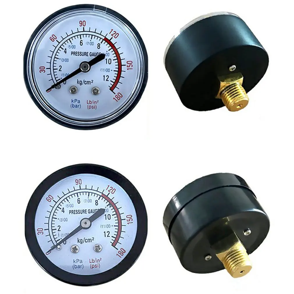 Y50 Portable Air Compressor Pressure Gauge Calibrator Dual Scale Manometer Horizontal 1 / 4 | Инструменты