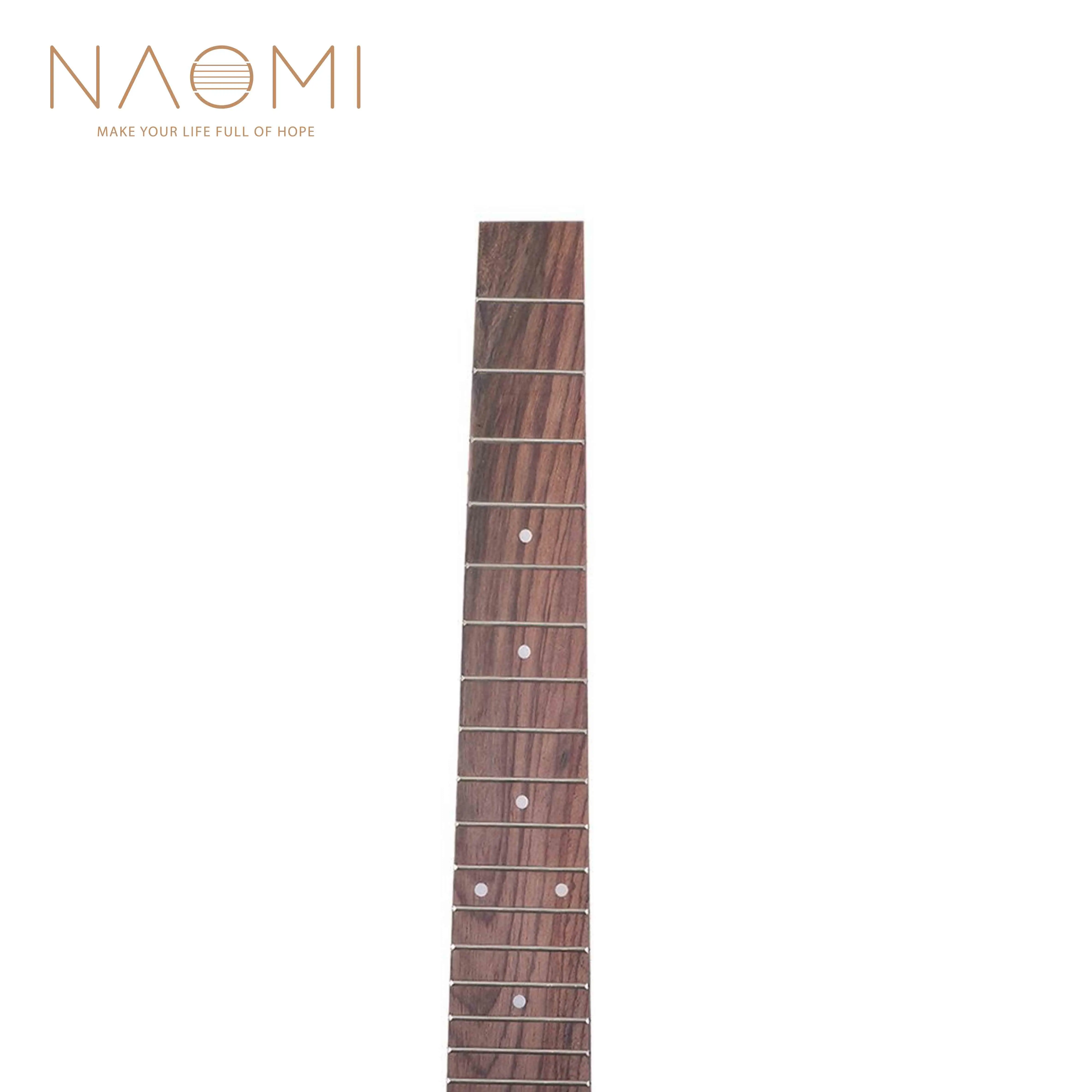 

NAOMI Ukulele Fretboard 26 Inch Tenor Ukulele Hawaiian Guitar Rosewood Wood Fretboard Fingerboard 18 Frets Ukulele Parts DIY
