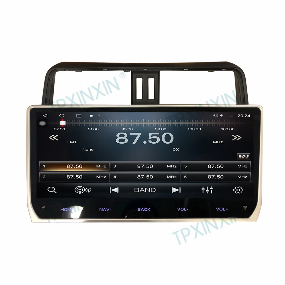 

6 + 128 ГБ для Toyota Prado150 2018 2019 2020 Android 10 Carplay радио плеер Автомобильный GPS-навигатор головное устройство автомобильное радио с экраном