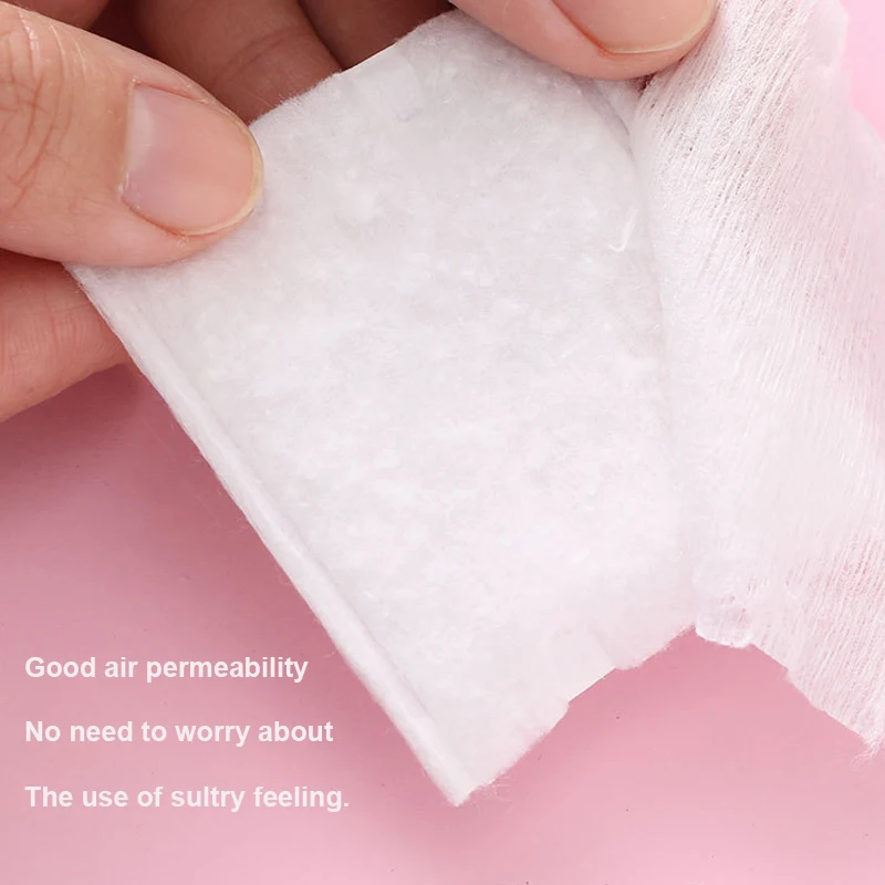 120 шт./кор. макияж хлопковый двусторонний Применение для снятия макияжа Хлопка