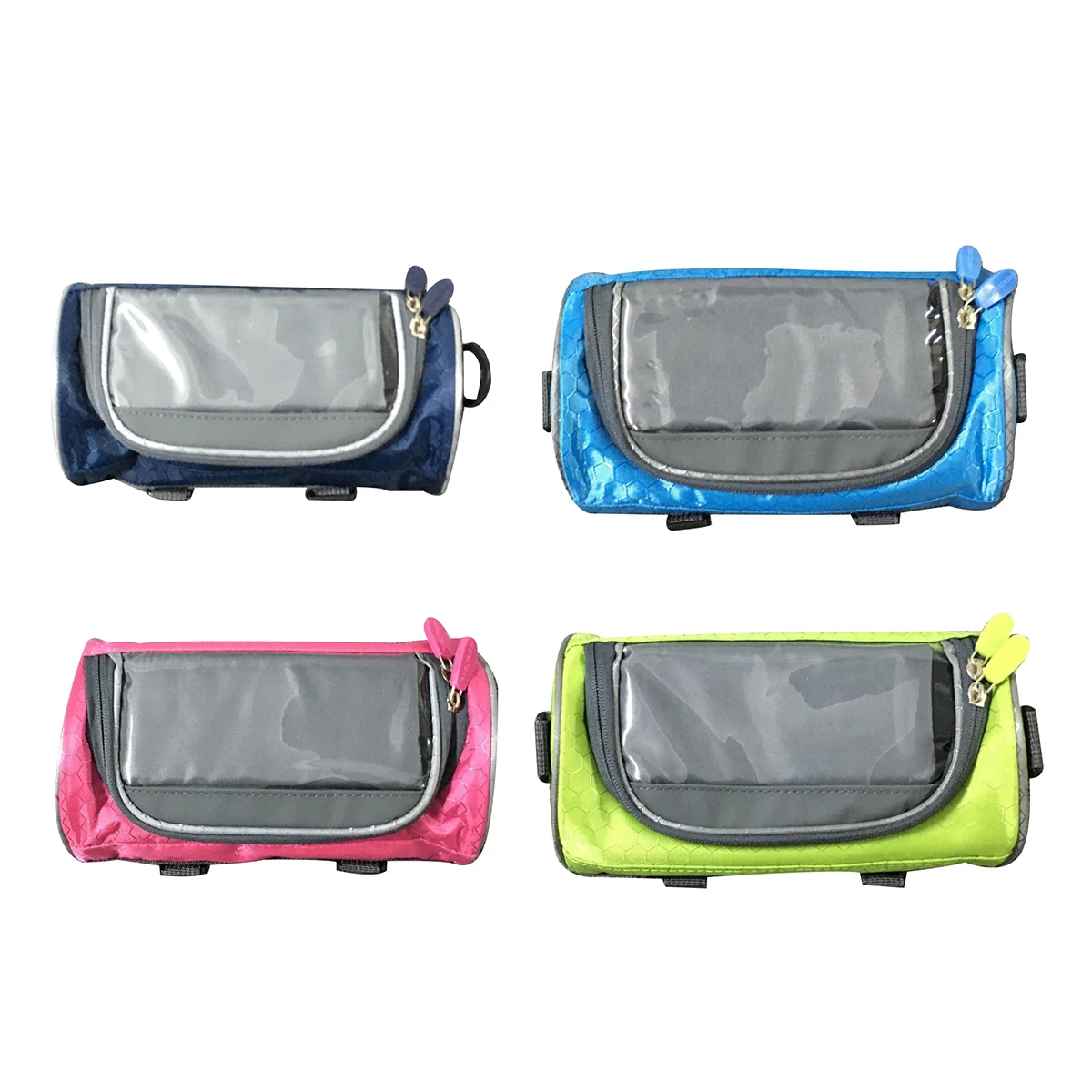 

Cycling Bicycle Head Storage Bags Bike Tube Handlebar Cell Mobile Phone Bag Case Holder Cross Body Touch Screen Phone Mount Bag
