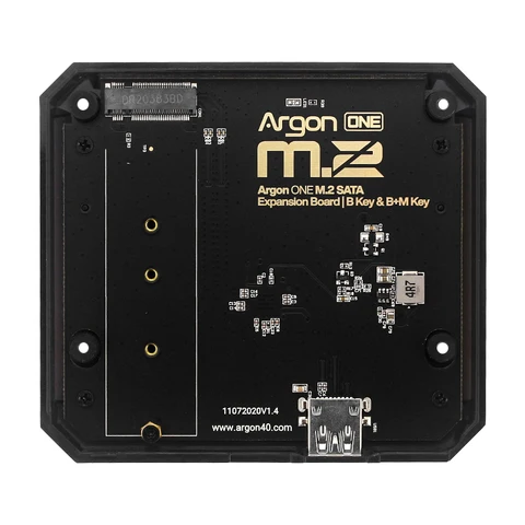 Плата расширения Argon ONE M.2 Raspberry Pi 4, плата USB 3,0 для M.2 SATA M.2 SSD, основание адаптера для Pi 4 Argon ONE V2 M.2 Nanosound, чехол
