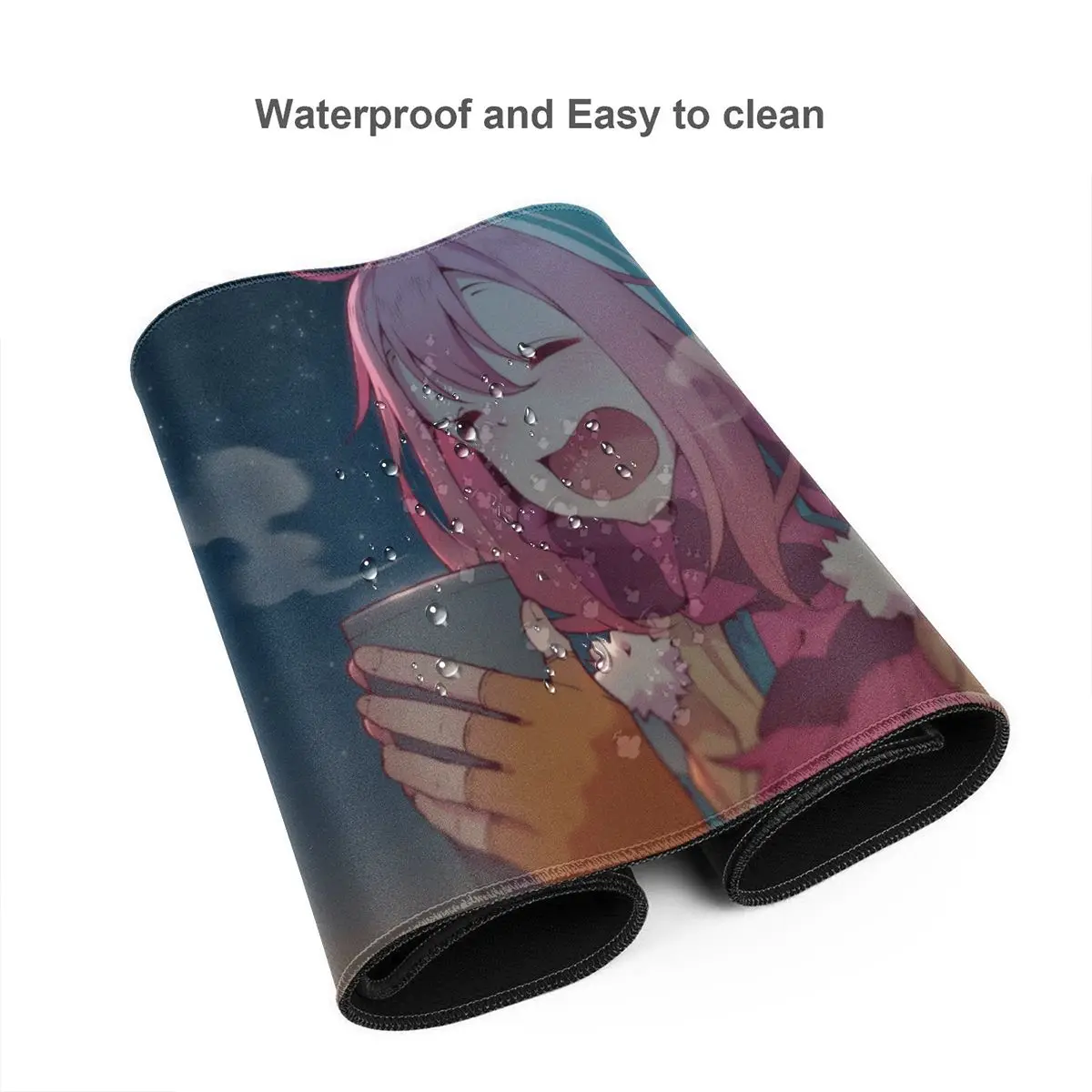 Yuru Camp Nadeshiko Kagamihara Anime Girls Gaming Mouse Pad Keyboard Mat XL Non-Slip Rubber Mousepad for Computer | Компьютеры и офис