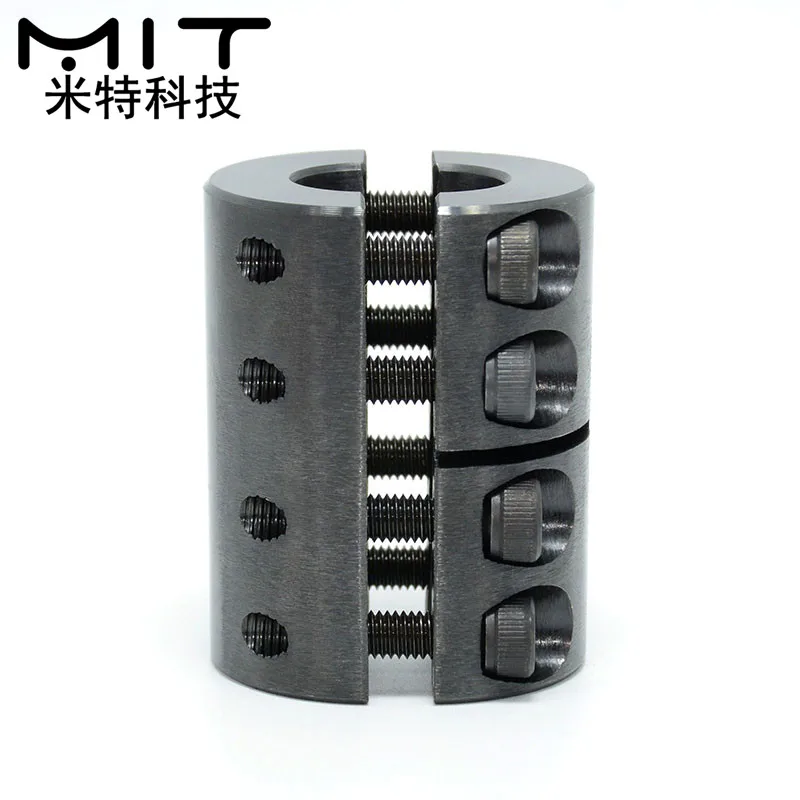 free shippingSteel Couplings Separate Type Bolt Fixed Coupler High Torque Connector Extended Clutch Servo Clamp Shaft Joint |