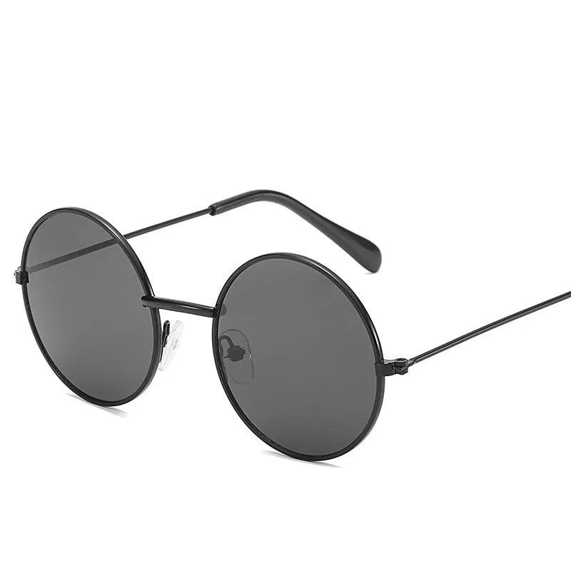 Маленькие круглые детские солнцезащитные очки в металлической оправе Новинка 2020