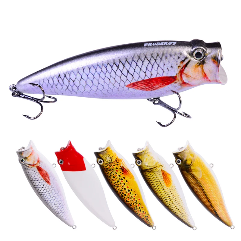 Лидер продаж рыболовная приманка Поппер 9 5 см 17 г воблеры Topwater искусственная