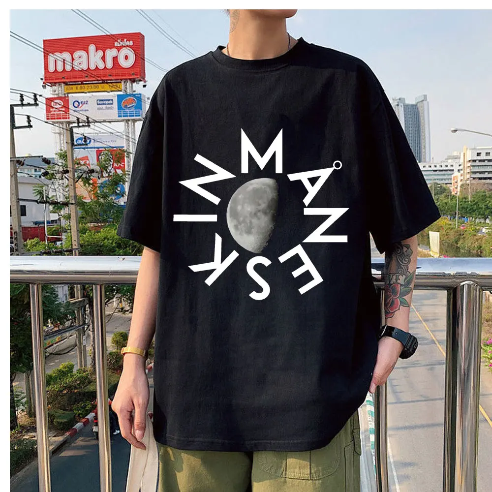 

Hipster Funny Italian Band Maneskin Cotton Street Style Hip Hop T-shirts Print Unisex All-match Cute Men/Women Short Sleeve Tops