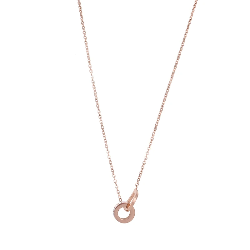 

Light Luxury Clavicle Chain Colorfast Titanium Steel Letter Necklace Female Popular Net Red Ins Simple Temperament 2020 New