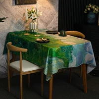 van gogh oil painting tablecloth waterproof and anti scalding european style home restaurant hotel desktop cover