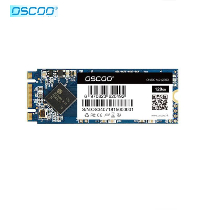 Новинка твердотельный накопитель Oscoo M2 NGFF M.2 SATA 120 ГБ 240 500 Гб SSD Размер 2242 2260 2280 мм
