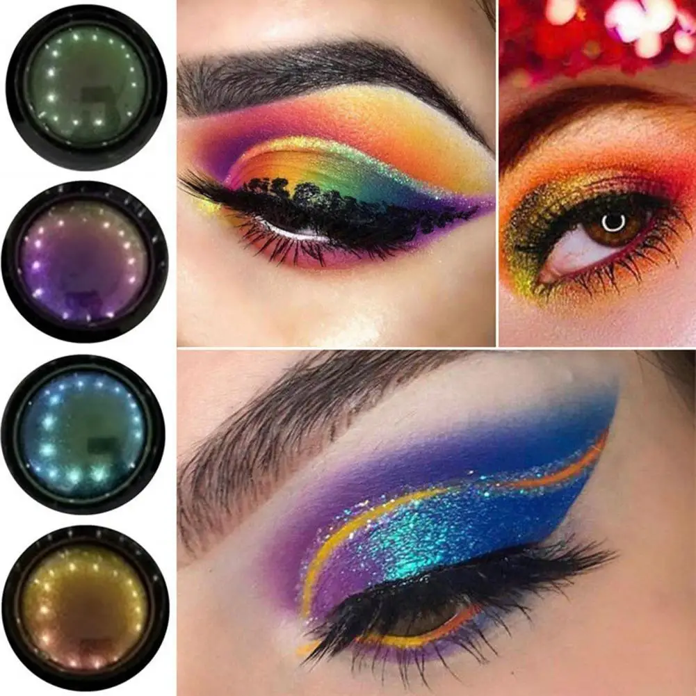Chameleon eyeshadow Metallic Shiny Eyeshadow Palette Powder Pigment Professional Eyes Makeup Party Cosmetic |