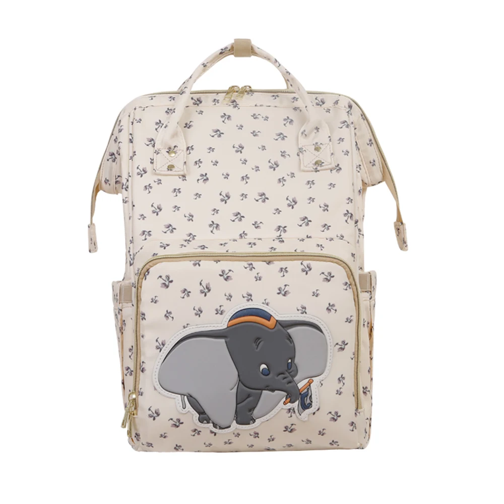 Elephant Рюкзак для подгузников disney, сумка для подгузников с изоляцией от USB, сумка для подгузников с Минни и Микки, большая емкость, сумка для путешествий, Оксфорд, для кормления ребенка, сумка для мам - Цвет: Elephant