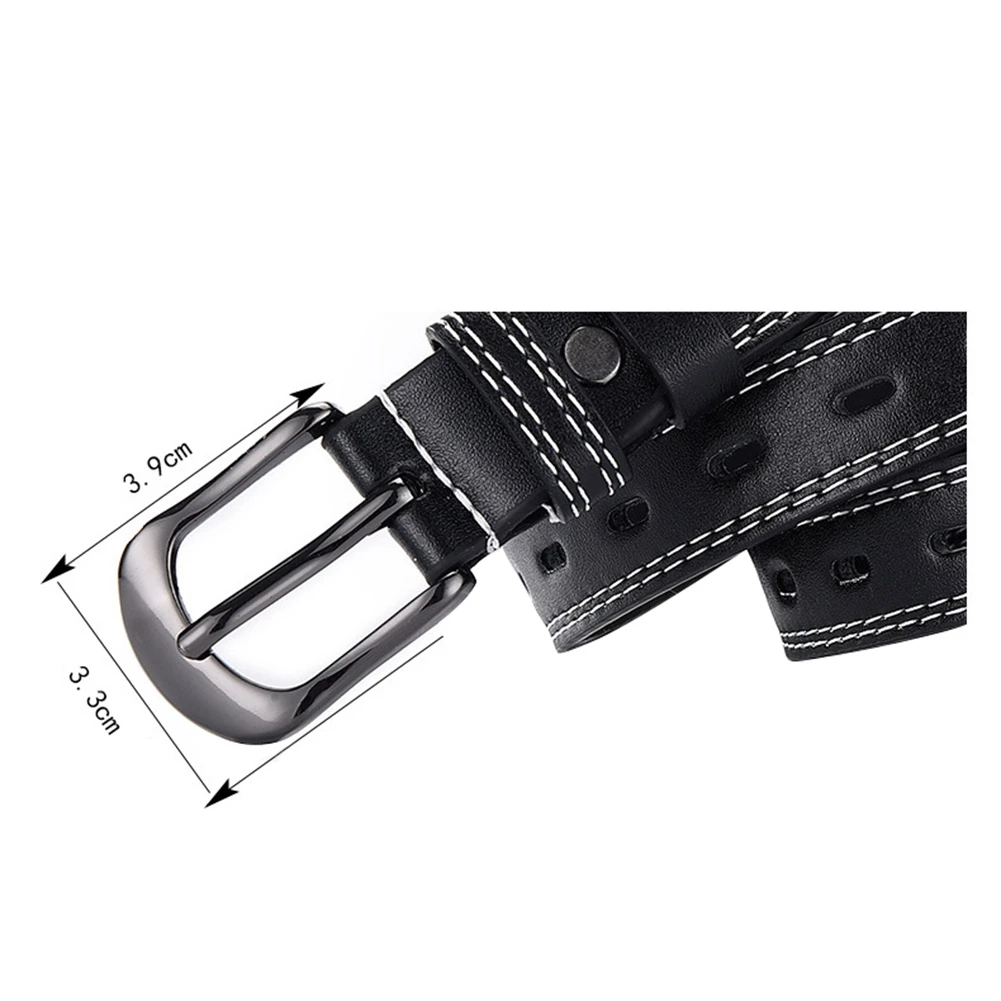 Ремень в стиле бохо Женский модный винтажный кожаный пояс с металлической