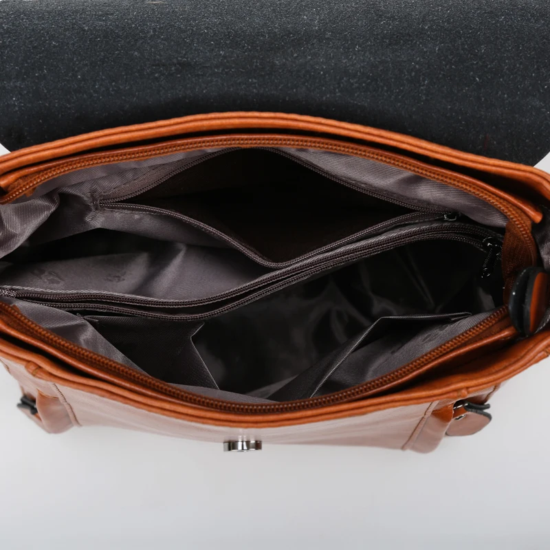 

SPS Solid Casual Backpack For Youth PU Leather Waterproof Urban Vintage Manual Rucksack 2021 Summer Fashion