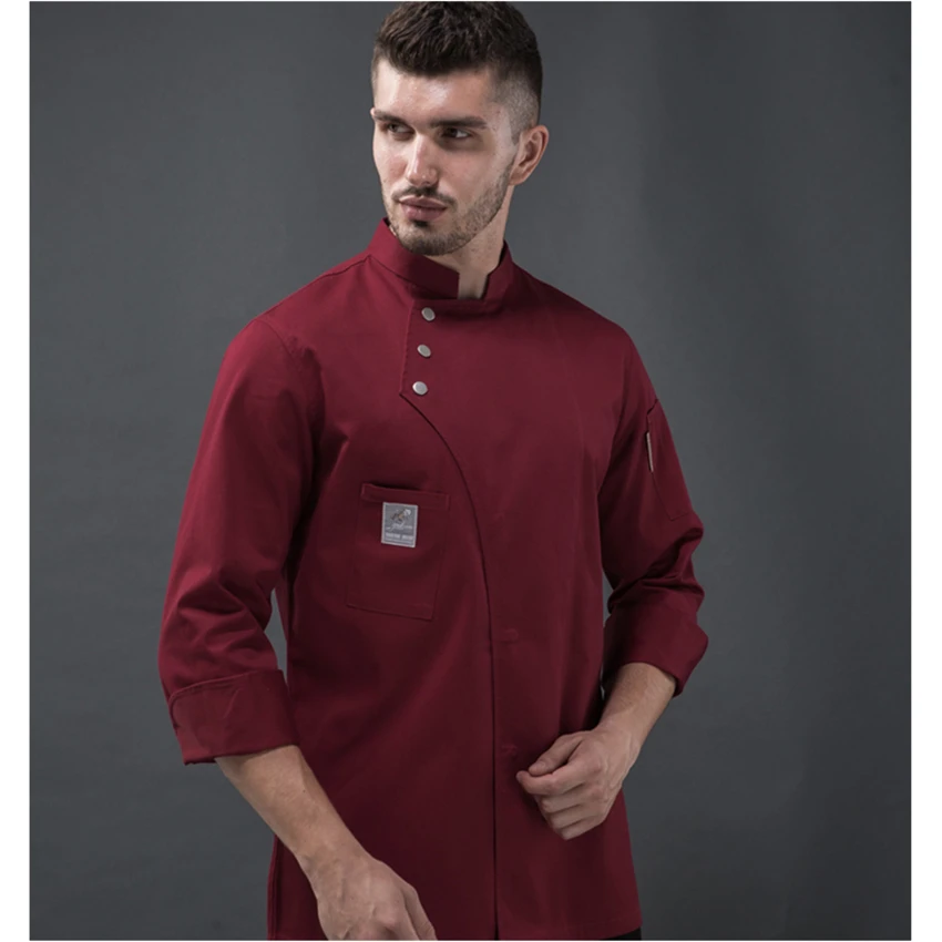 Униформа шеф повара с коротким рукавом для ресторана Мужская Рабочая одежда