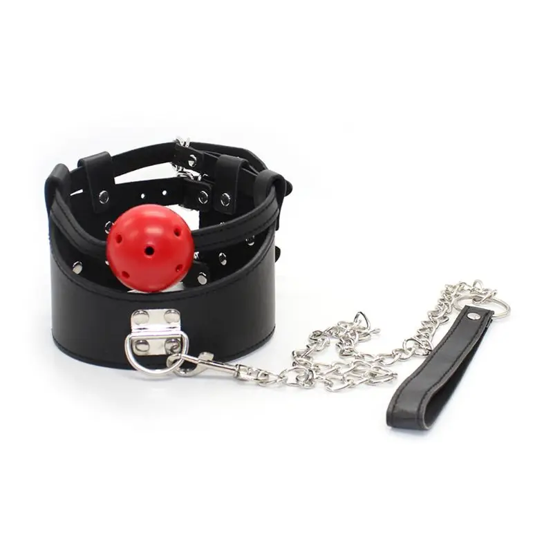 Новый Искусственная кожа рот Plug кляп с круглой горловиной застежка-молния Для