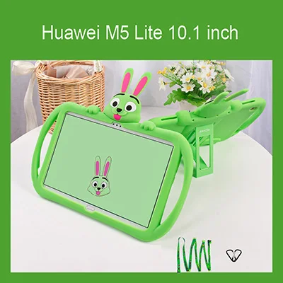 g for M5 Lite10.1 Детский чехол для huawei MediaPad M5 10 10,8 8,0 дюймов силиконовый резиновый чехол для планшета для huawei M5 Lite 10,1 8,4 чехол - Color: g for M5 Lite10.1