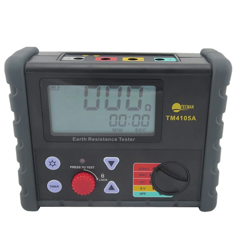 TM4105A Высокая точность цифровой тестер сопротивления заземления измеритель заземления Электрический шейкер