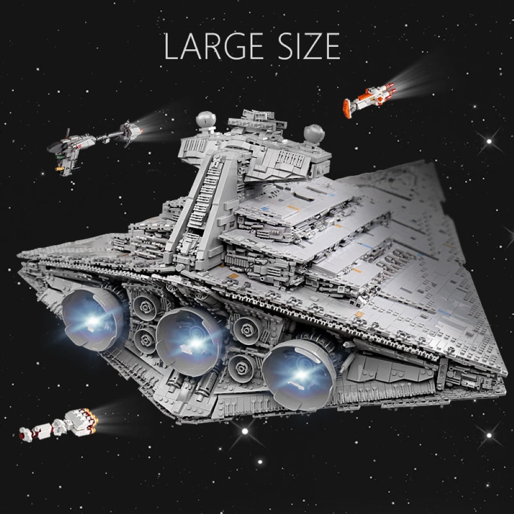 

MOULD KING Star Plan The Imperial Star Destroyer Models Building Blocks Bricks Assemble Battleship DIY Educational Toys for Kids