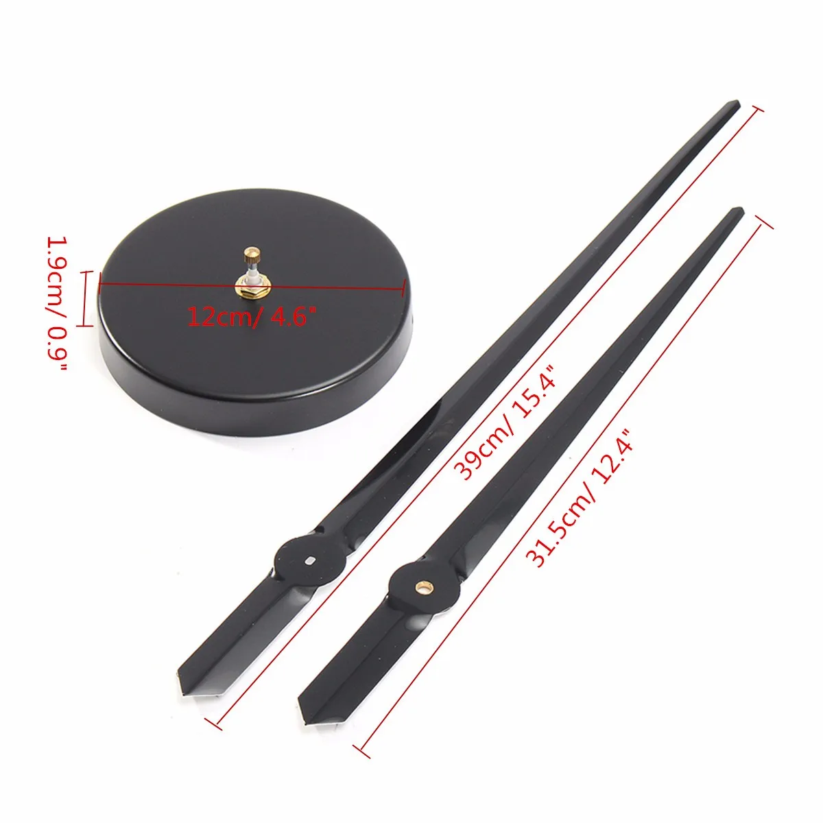

Large Wall Clock DIY Repair Tool Hands Quartz Clock Movement Mechanism Parts Kit Replacement Essential Tools Silver Gold black