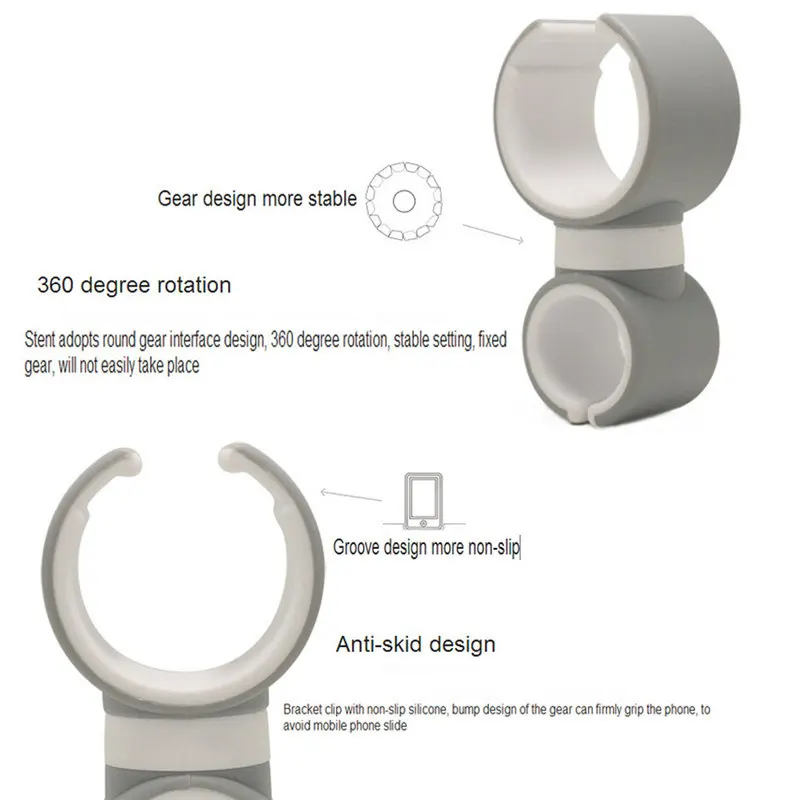 Универсальный автомобильный держатель для телефона с креплением на створки