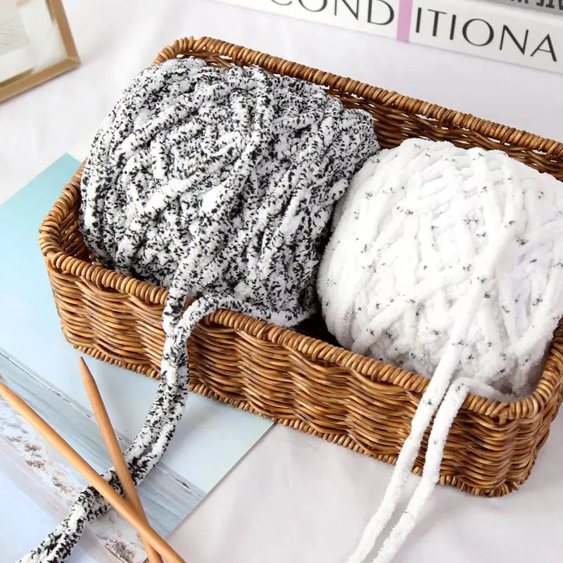 100 г/Клубок мягкой снежинки Цвет Хлопок Смешанный полиэстер Смешанная синель