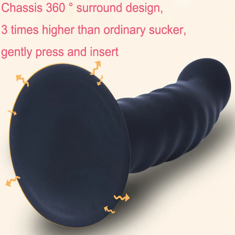 Анальная пробка фаллоимитатор с большими бусинами массаж простаты секс-игрушки