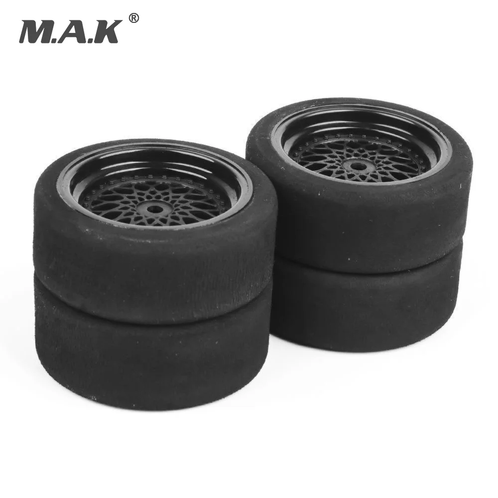 4 шт./лот радиоуправляемые автомобильные шины 3 мм Смещенные губчатые обод колеса