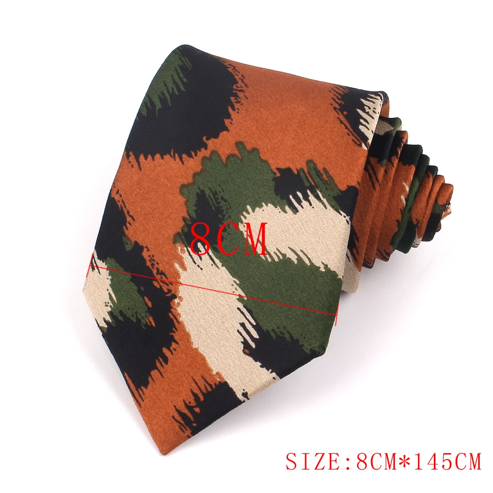 Галстук мужской/женский с цветочным принтом ширина 8 см | Аксессуары для одежды