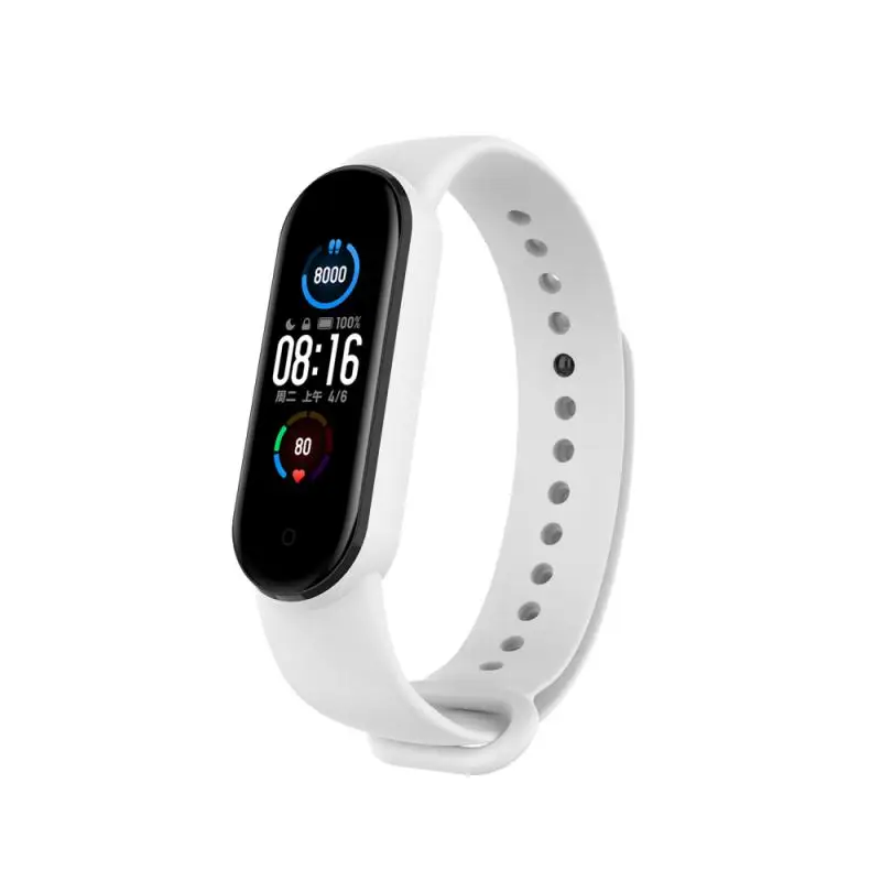Ремешок для Mi Band 5 ремешок Xiaomi силиконовый браслет NFC спортивный