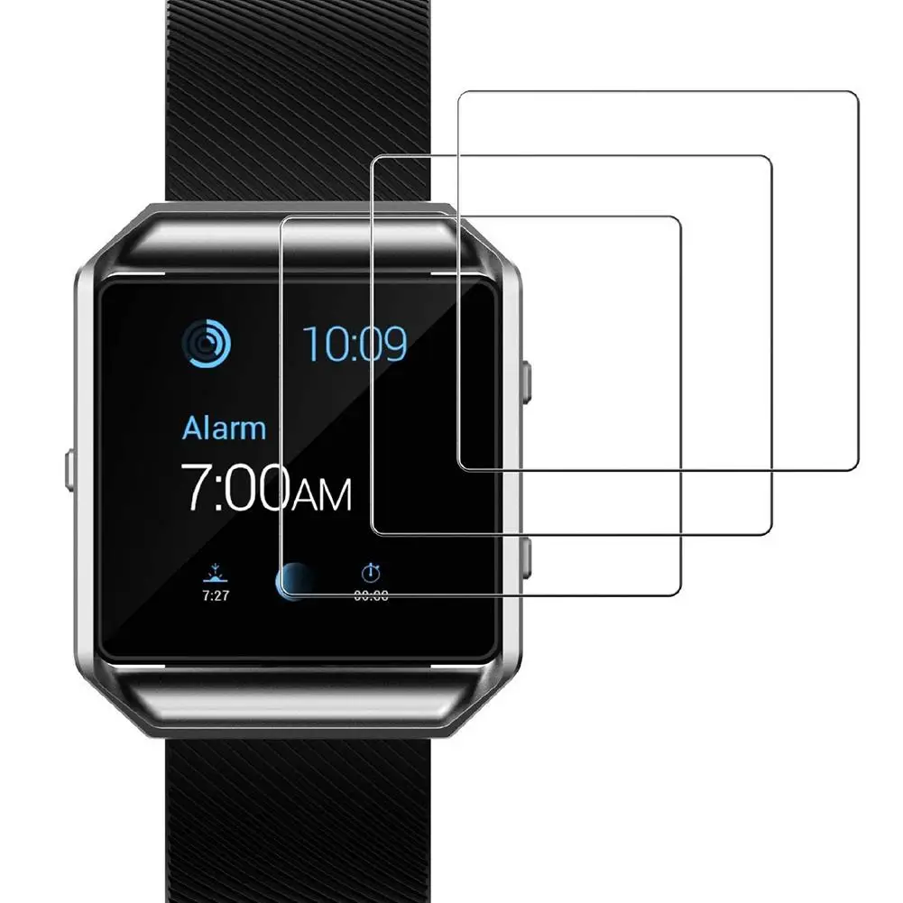 3 шт. прозрачная защитная пленка Nanos для смарт часов Fitbit Blaze|Смарт-аксессуары| |