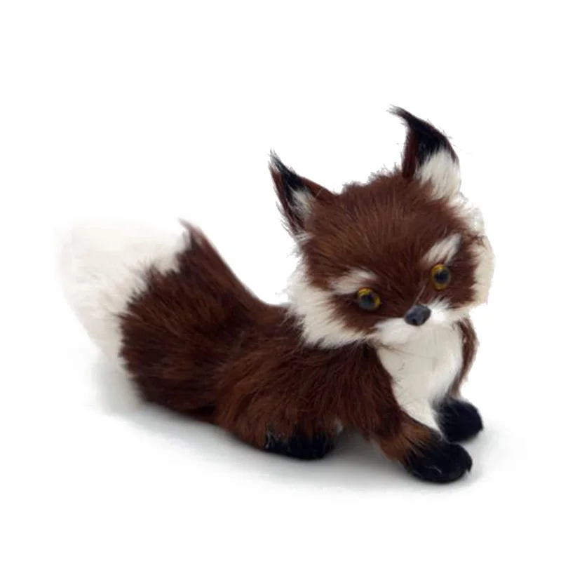 Моделирование меха приседания модель игрушки лиса для украшения дома подарок на