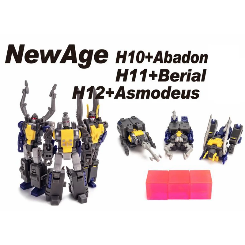 Newage NA H10 H11 H12 Transformation Insecticon KICKBACK SHRAPNEL Bombshell Sets Mini Action Figure Robot Model Collection  Toys