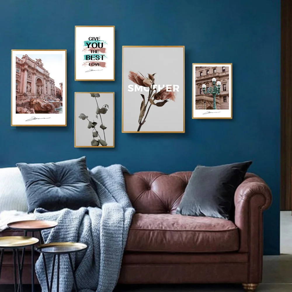 Пейзаж настенные картины для гостиной городской пейзаж Постер винтажная