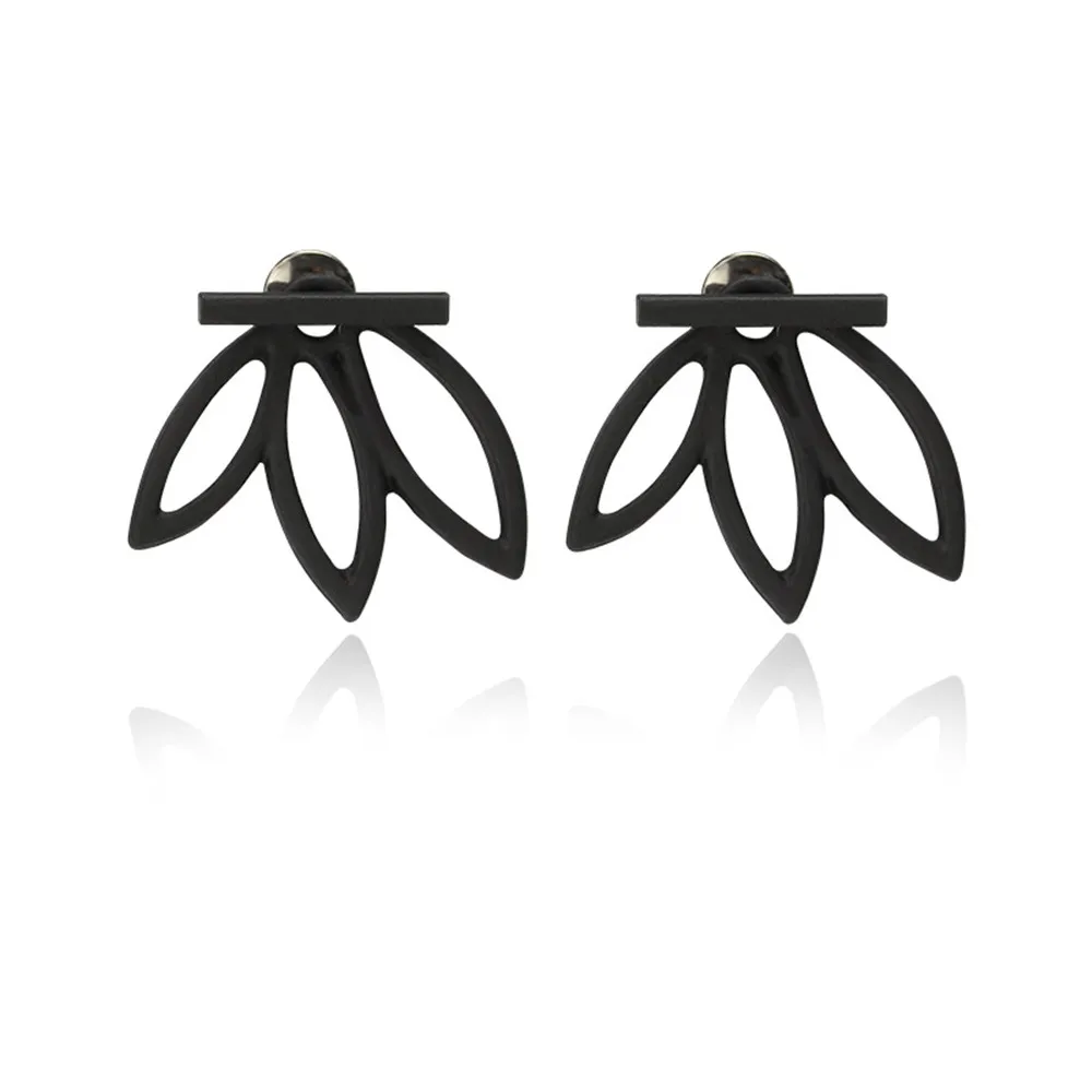 Простые Дизайнерские шлепанцы Цвет золотой серебристый Лотос с выемками заколка