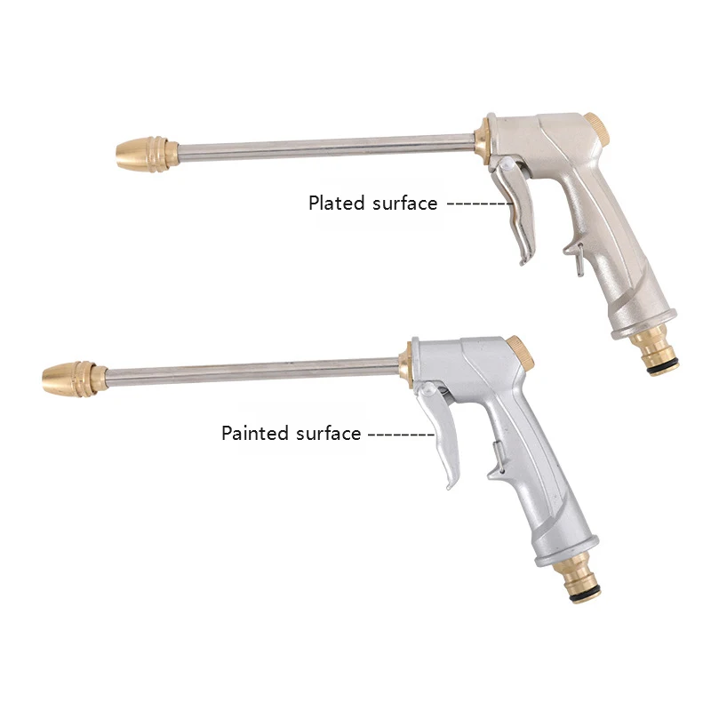 

High Pressure Water Spray Gun Metal Brass Nozzle Multifunctional Garden Watering Spray Gun Portable Garden Tools Car Wash Gun