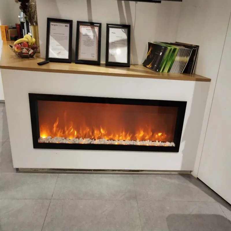 

free shipping to Japan insert 90cm x40cmx15cm electric fireplace with heater